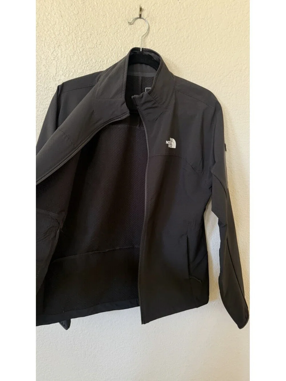 New The North Face Tek Approach Water Repellent Jacket In Black Size S $160